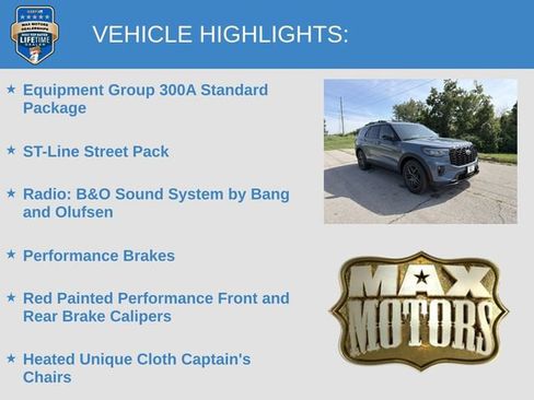 New 2026 Ford Explorer ST-Line w/ ST-Line Street Pack AWD/4WD image 6