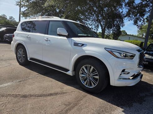 Used 2021 INFINITI QX80 Luxe w/ All-Season Package RWD image 3