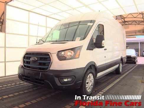 Used 2023 Ford E-Transit 148 High Roof Extended w/ Load Area Protection Package RWD image 2