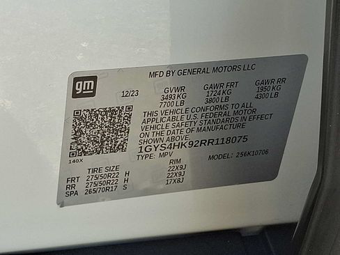 Certified 2024 Cadillac Escalade V AWD/4WD image 26