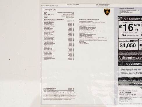 Used 2024 Lamborghini Urus Performante image 85