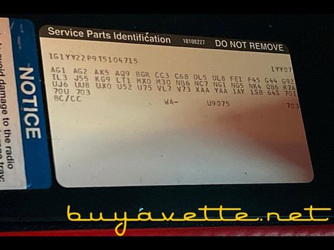 Used 1996 Chevrolet Corvette Coupe image 28