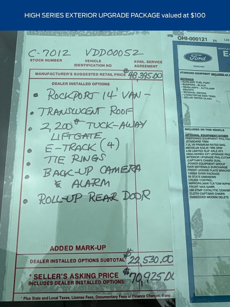 New 2027 Ford E-450 and Econoline 450 Super Duty w/ Interior Upgrade Package RWD image 11
