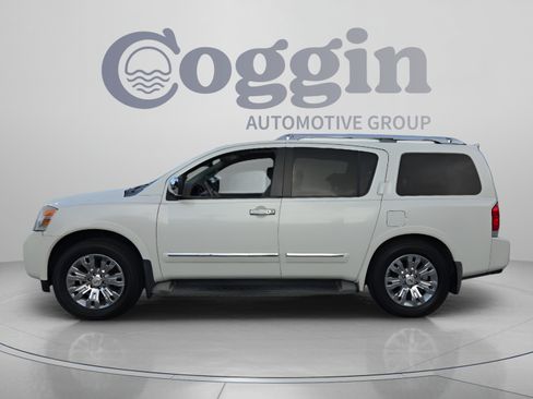 Used 2015 Nissan Armada Platinum w/ 2nd Row Captain Seat Package RWD image 2