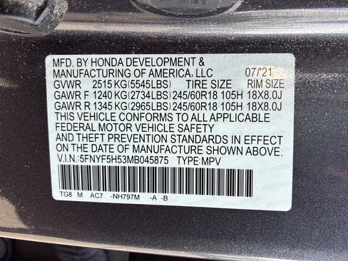Used 2021 Honda Pilot EX-L image 38