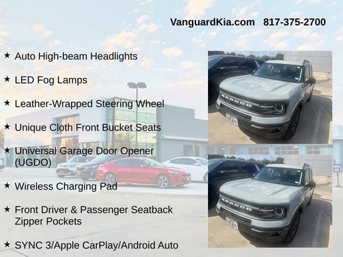 Used 2023 Ford Bronco Sport Big Bend w/ Convenience Package AWD/4WD image 10