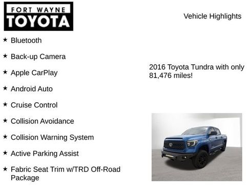 Used 2016 Toyota Tundra SR5 image 7