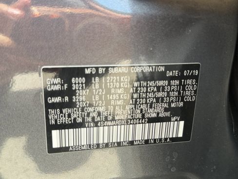 Used 2020 Subaru Ascent Touring w/ Popular Package #2A AWD/4WD image 33