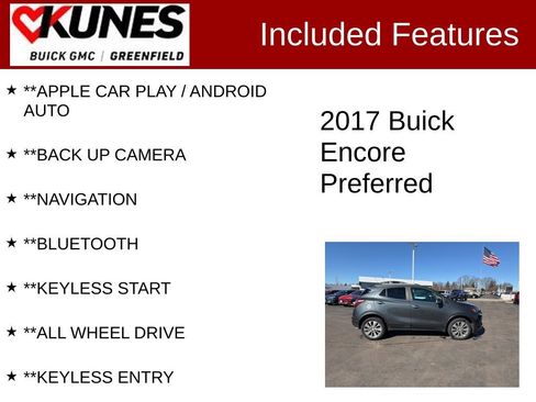 Used 2017 Buick Encore Preferred image 2