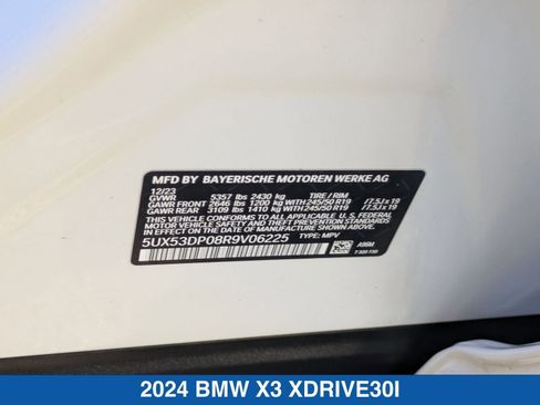 Used 2024 BMW X3 xDrive30i w/ Convenience Package image 40