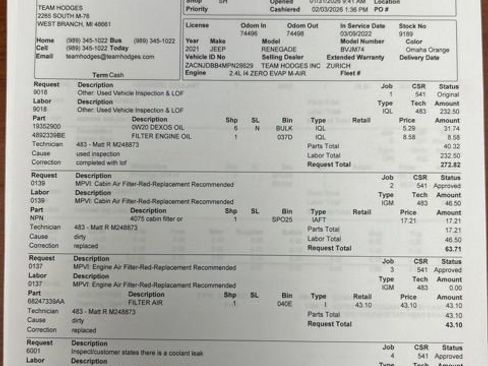 Used 2021 Jeep Renegade Latitude image 41