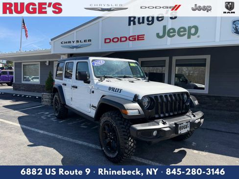 Used 2021 Jeep Wrangler Unlimited Sport AWD/4WD image 1