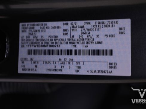 Used 2021 Ford F150 Platinum w/ FX4 Off-Road Package image 14