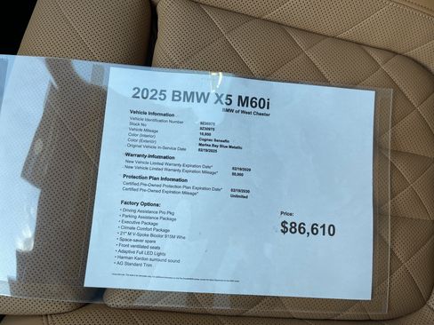 Certified 2025 BMW X5 M60i image 18