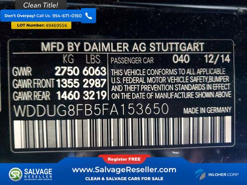 Used 2015 Mercedes-Benz S 550 4MATIC Sedan image 16