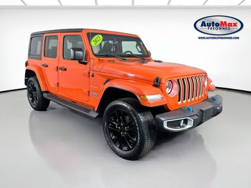 Used 2023 Jeep Wrangler Unlimited Sahara w/ Cold Weather Group AWD/4WD image 1