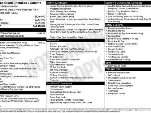 Used 2021 Jeep Grand Cherokee L Summit w/ Luxury Tech Group V image 3