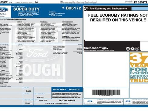 Used 2015 Ford F350 Lariat w/ Lariat Interior Package image 37