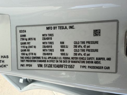 Used 2024 Tesla Model 3 Long Range image 46