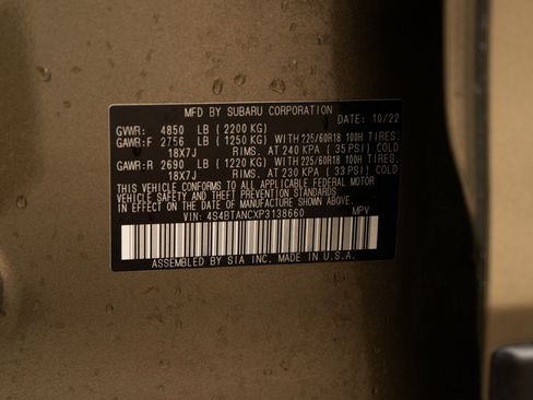 Used 2023 Subaru Outback Limited image 44