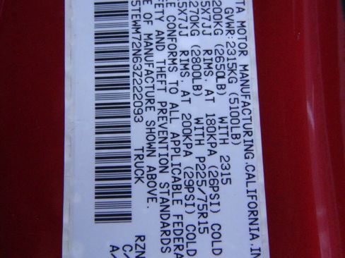 Used 2003 Toyota Tacoma 4x4 Xtracab image 17