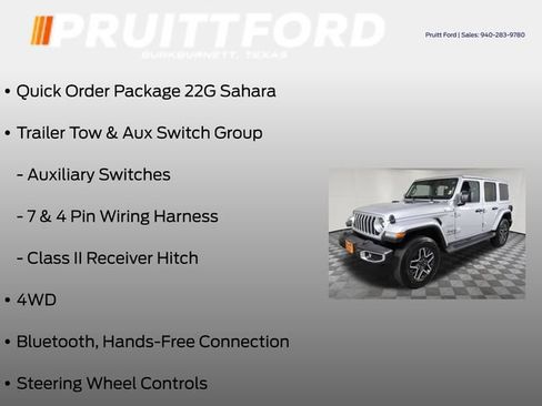 Used 2024 Jeep Wrangler Unlimited Sahara AWD/4WD image 7