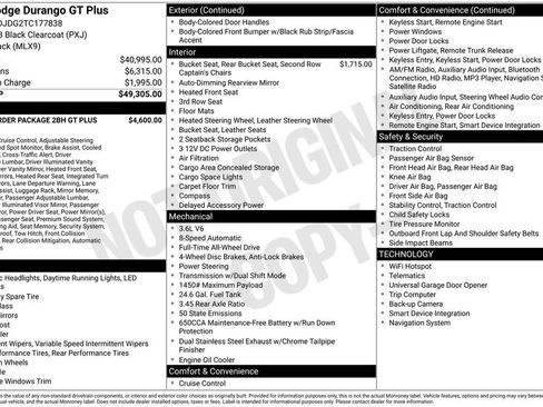 New 2026 Dodge Durango GT image 29