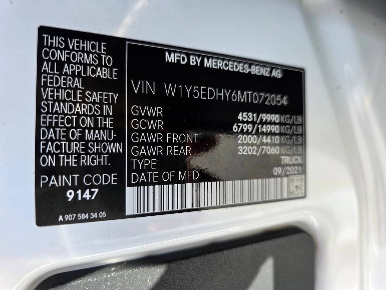 Used 2021 Mercedes-Benz Sprinter 3500 image 23