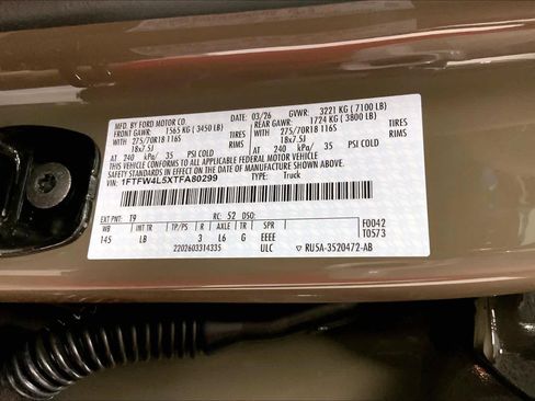 New 2026 Ford F150 Tremor AWD/4WD image 20