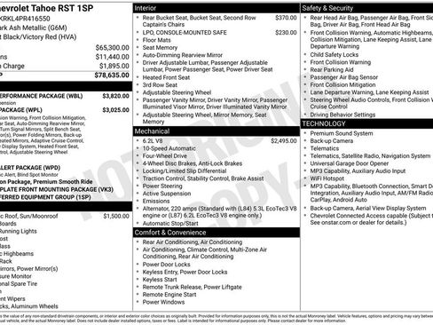 Used 2023 Chevrolet Tahoe RST w/ Sport Performance Package image 3