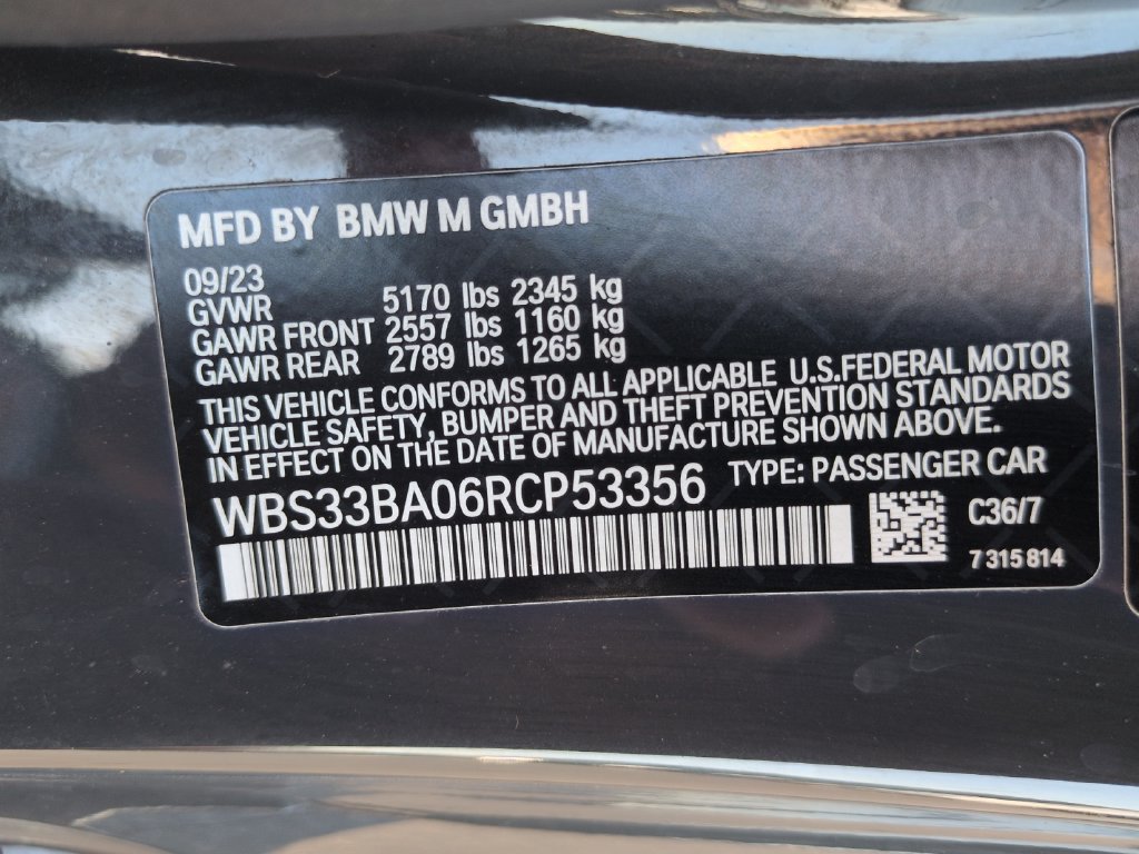 Used 2024 BMW M4 xDrive Competition AWD/4WD image 31