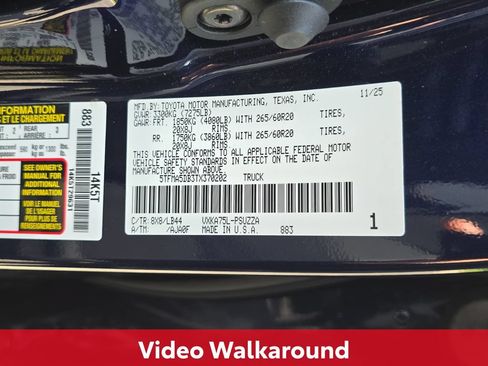 Certified 2026 Toyota Tundra 1794 Edition AWD/4WD image 40