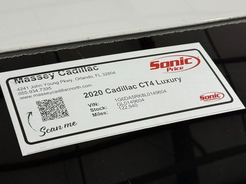 Used 2020 Cadillac CT4 Luxury w/ Bose Premium Audio Package image 43