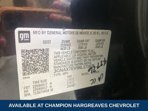 Certified 2022 Chevrolet Equinox LT AWD/4WD image 42