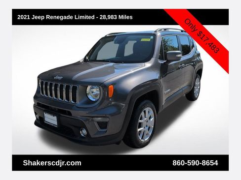 Certified 2021 Jeep Renegade Limited image 1
