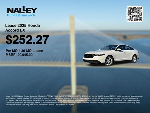 New 2025 Honda Accord LX image 3