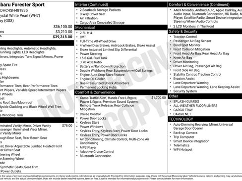 Used 2025 Subaru Forester Sport image 44