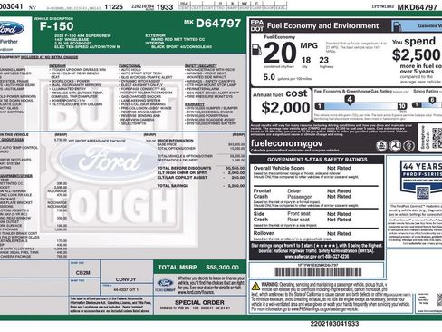 Used 2021 Ford F150 XLT w/ Equipment Group 302A High AWD/4WD image 30
