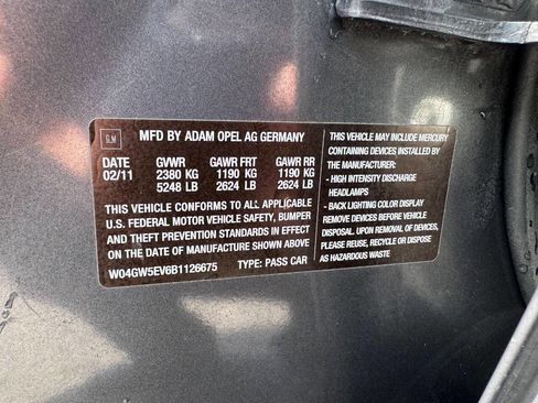 Used 2011 Buick Regal CXL Turbo w/ TO2 Preferred Equipment Group image 27