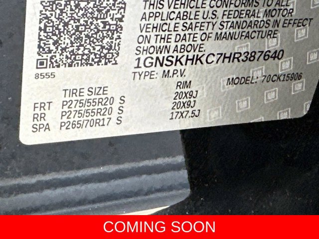 Used 2017 Chevrolet Suburban LT w/ Max Trailering Package AWD/4WD image 13