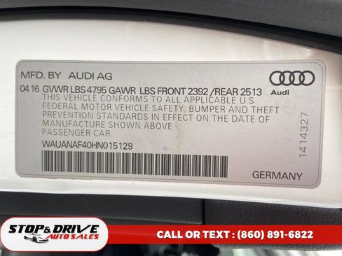 Used 2017 Audi A4 2.0T Premium w/ Convenience Package image 21