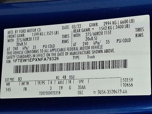 Used 2022 Ford F150 XLT w/ Equipment Group 302A High AWD/4WD image 26