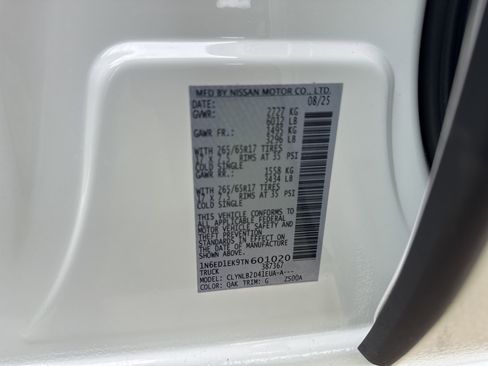 New 2026 Nissan Frontier SV image 28