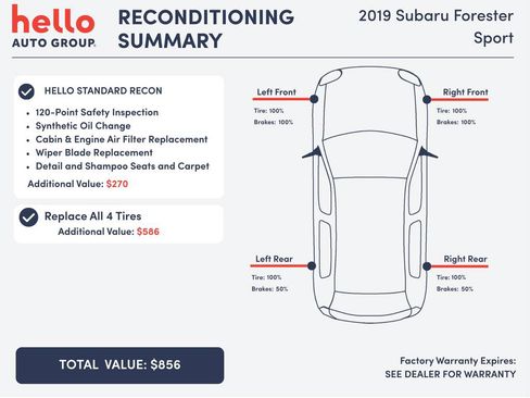 Used 2019 Subaru Forester Sport w/ Popular Package #2 image 3