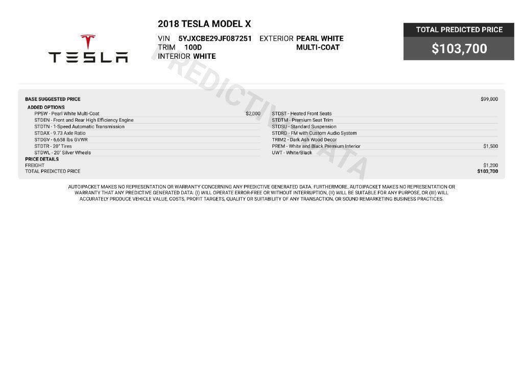 Used 2018 Tesla Model X 100D AWD/4WD image 8