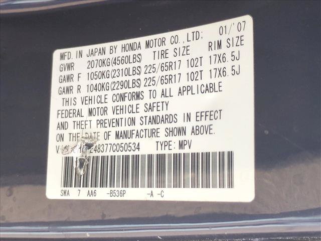Used 2007 Honda CR-V LX image 22