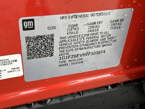 New 2027 Chevrolet Bolt RS w/ Technology Package FWD image 27