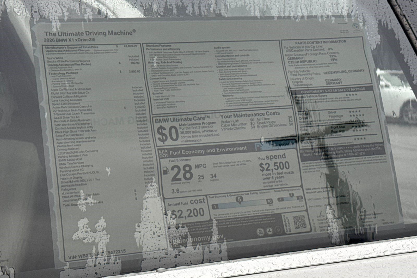 Used 2026 BMW X1 xDrive28i w/ Technology Package AWD/4WD image 29