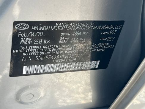 Used 2020 Hyundai Sonata SEL w/ Convenience Package FWD image 37