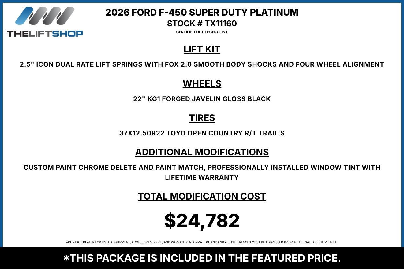 Used 2026 Ford F450 Platinum AWD/4WD image 2